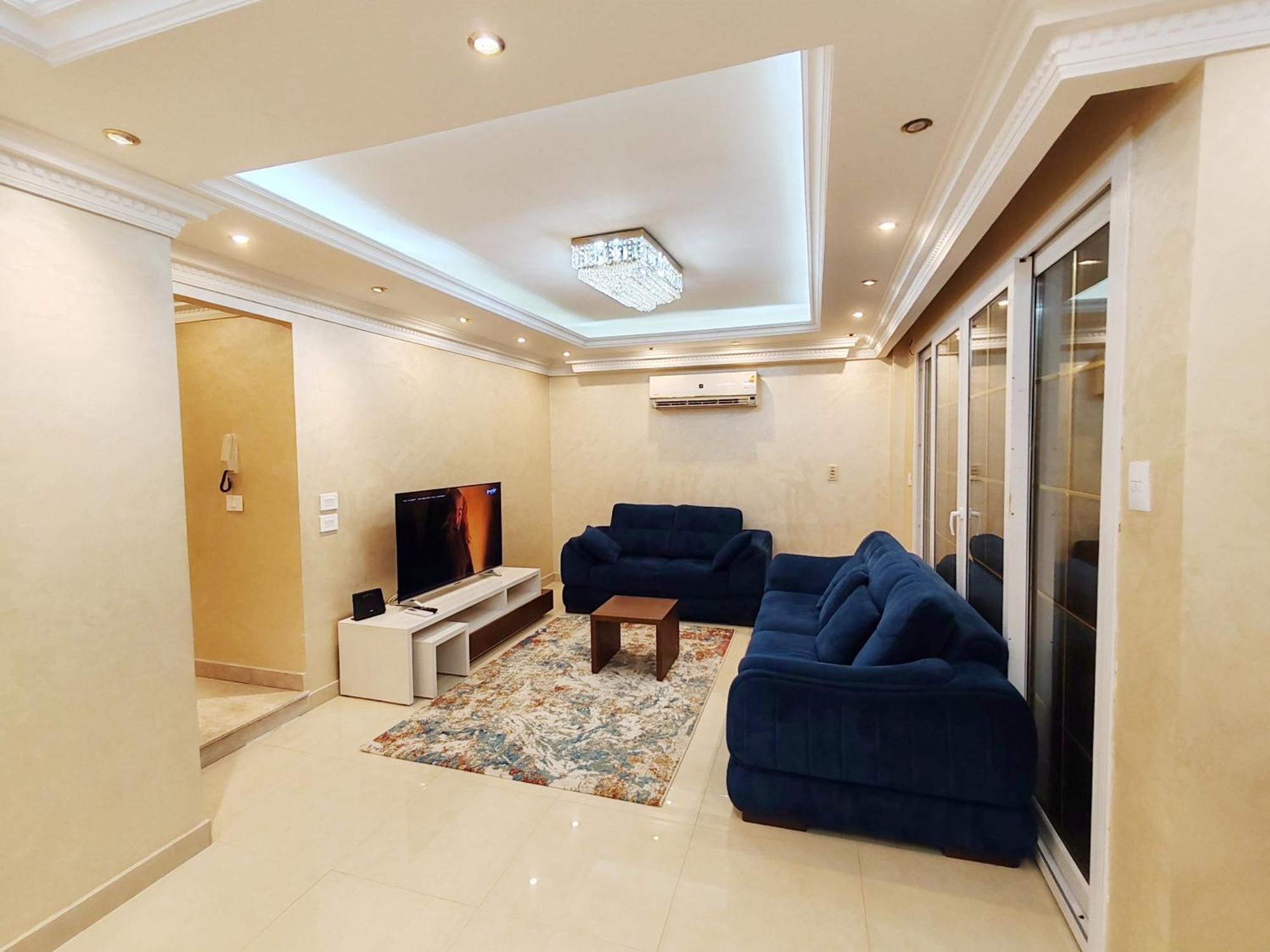 Luxury Furnished Flat In Rehab New קהיר